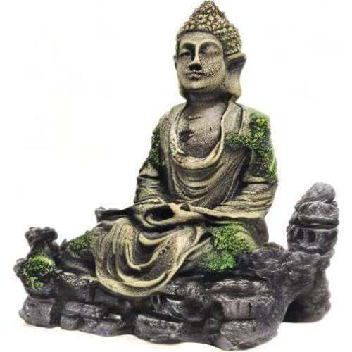 Estatua de Buda para Acuario SLOCME - Resina 14.2x7.1x17.5cm