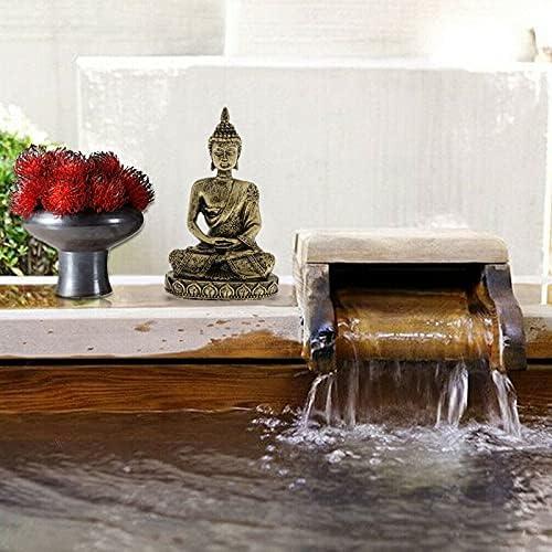 Estatua de Buda Tailandés Pequeña Acxico 7x5x11 cm Arenisca