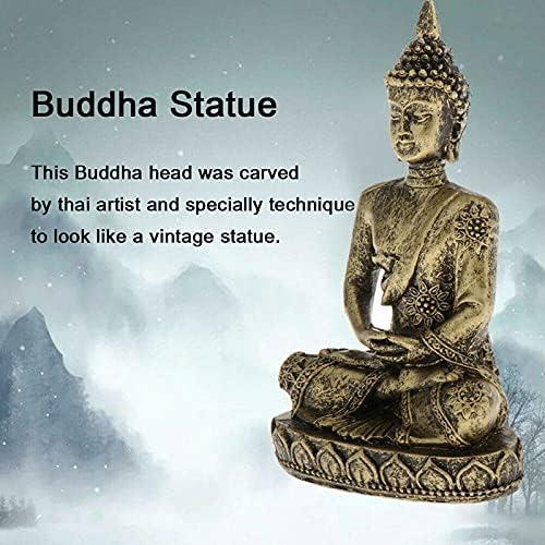 Estatua de Buda Tailandés Pequeña Acxico 7x5x11 cm Arenisca