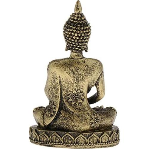 Estatua de Buda Tailandés Pequeña Acxico 7x5x11 cm Arenisca