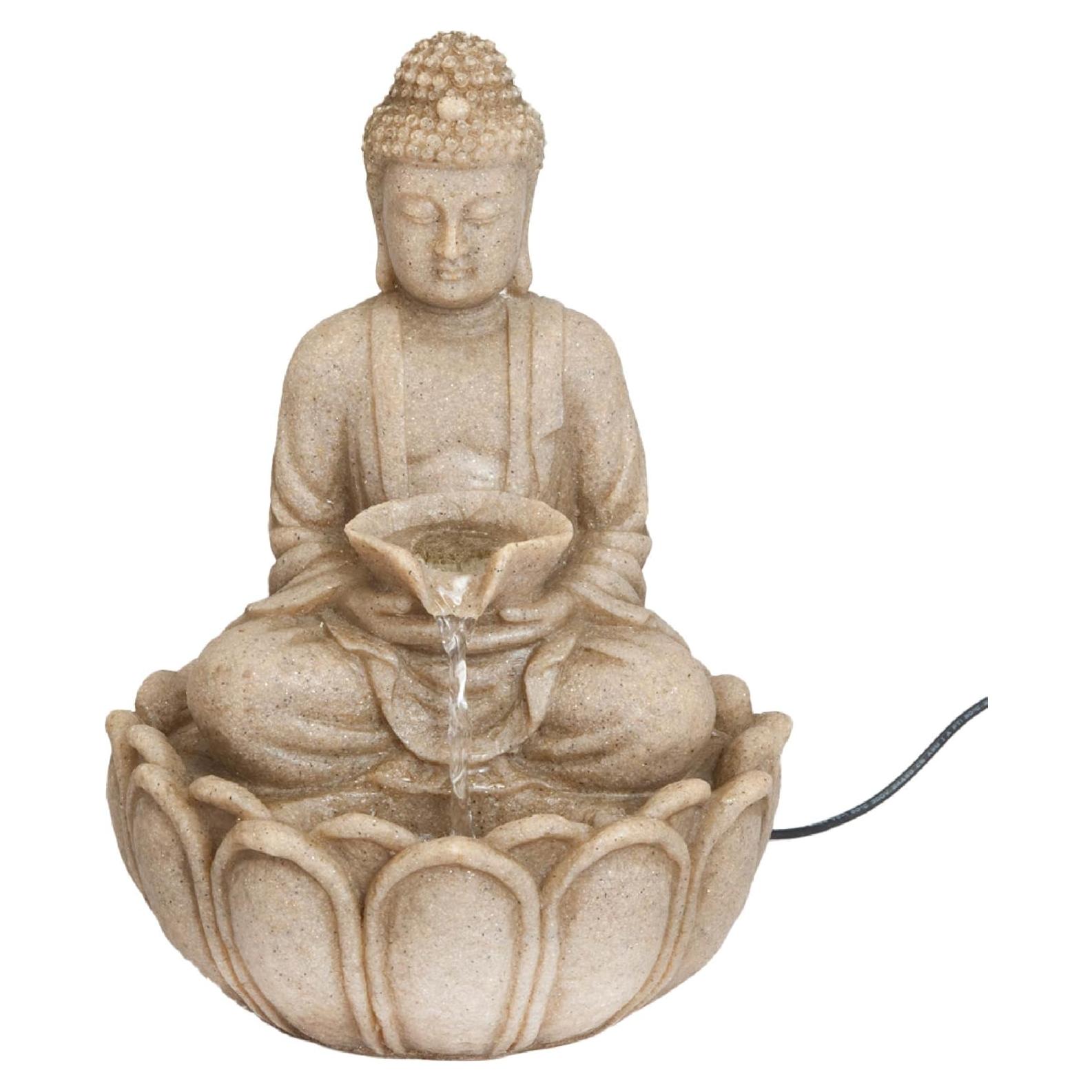 Fuente de Agua Interior Buda Meditador Bits y Piezas 28x19 cm