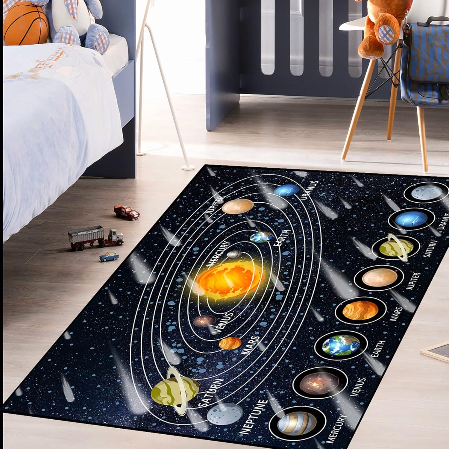 Alfombra Espacial Jiospet 76x122 cm para Niños