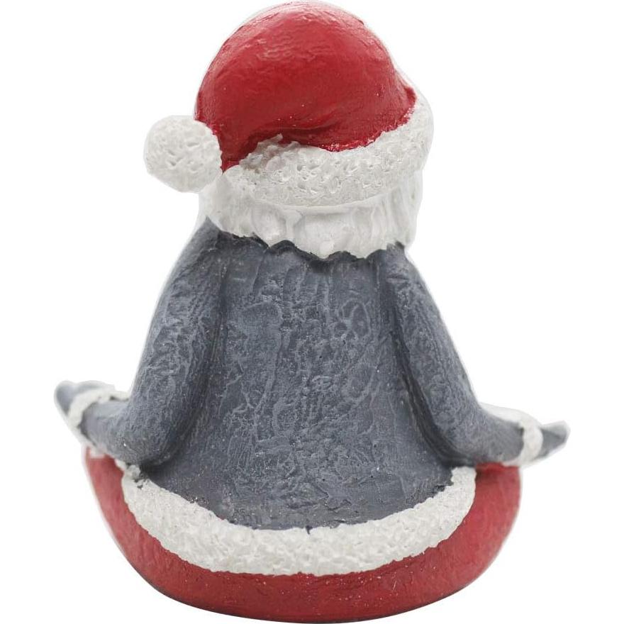 Gnomo de Navidad Meditativo KiaoTime 8.9 cm Resina Decorativo