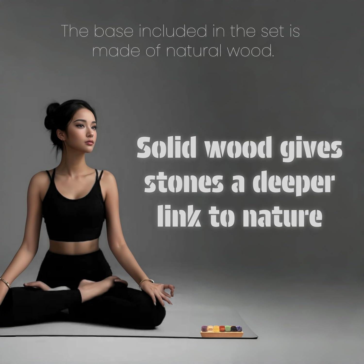 Conjunto de Cristales Naturales AGG - 7 Piedras Chakra 240g