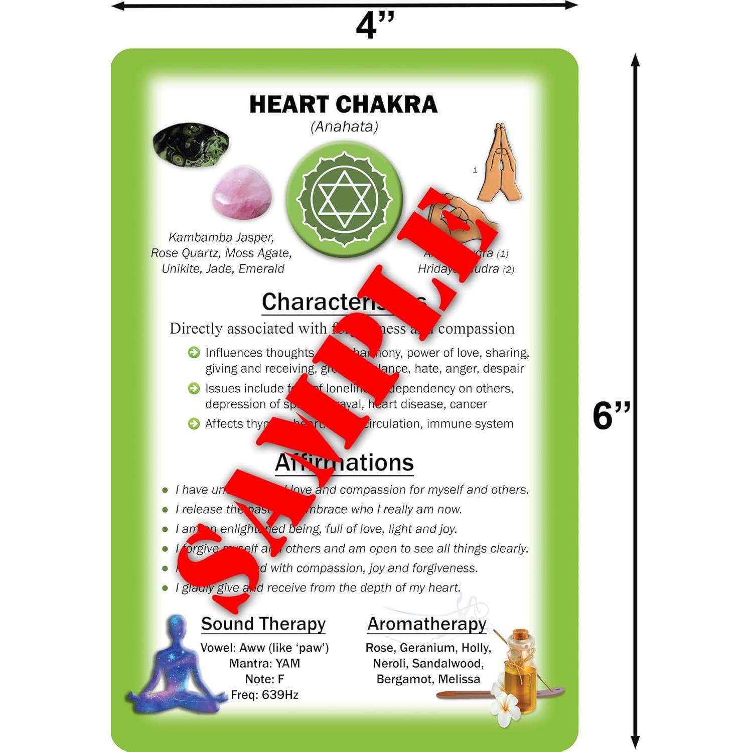 Tarjetas de Sanación de Chakra Luz de Sanación Profunda - 18 Tarjetas 10x15 cm