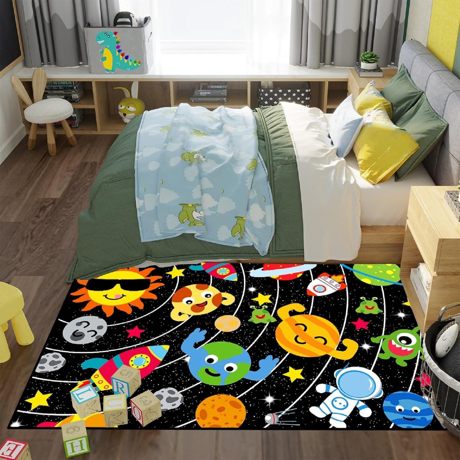 Alfombra Espacial Jiospet 152x213 cm para Niños