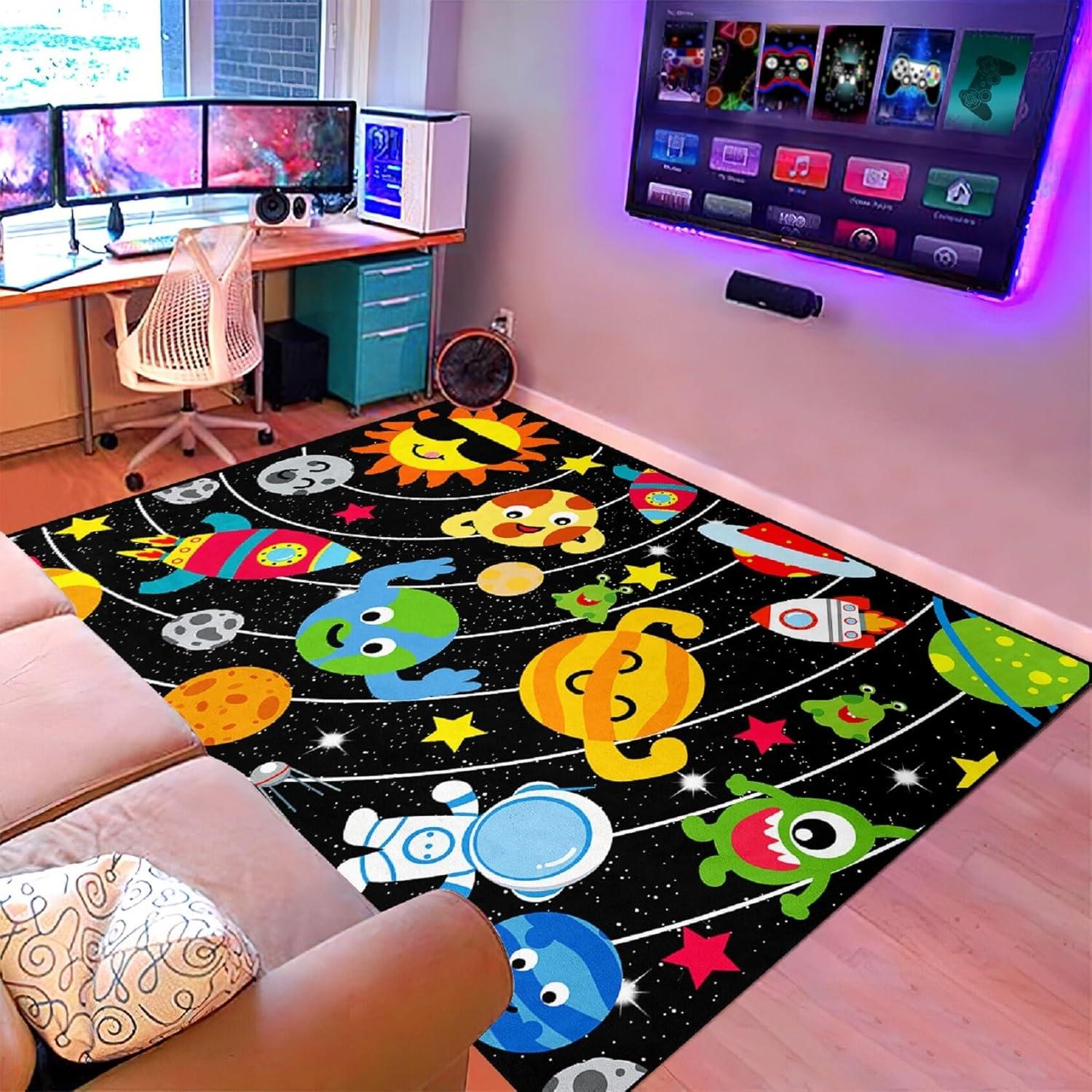 Alfombra Espacial Jiospet 152x213 cm para Niños