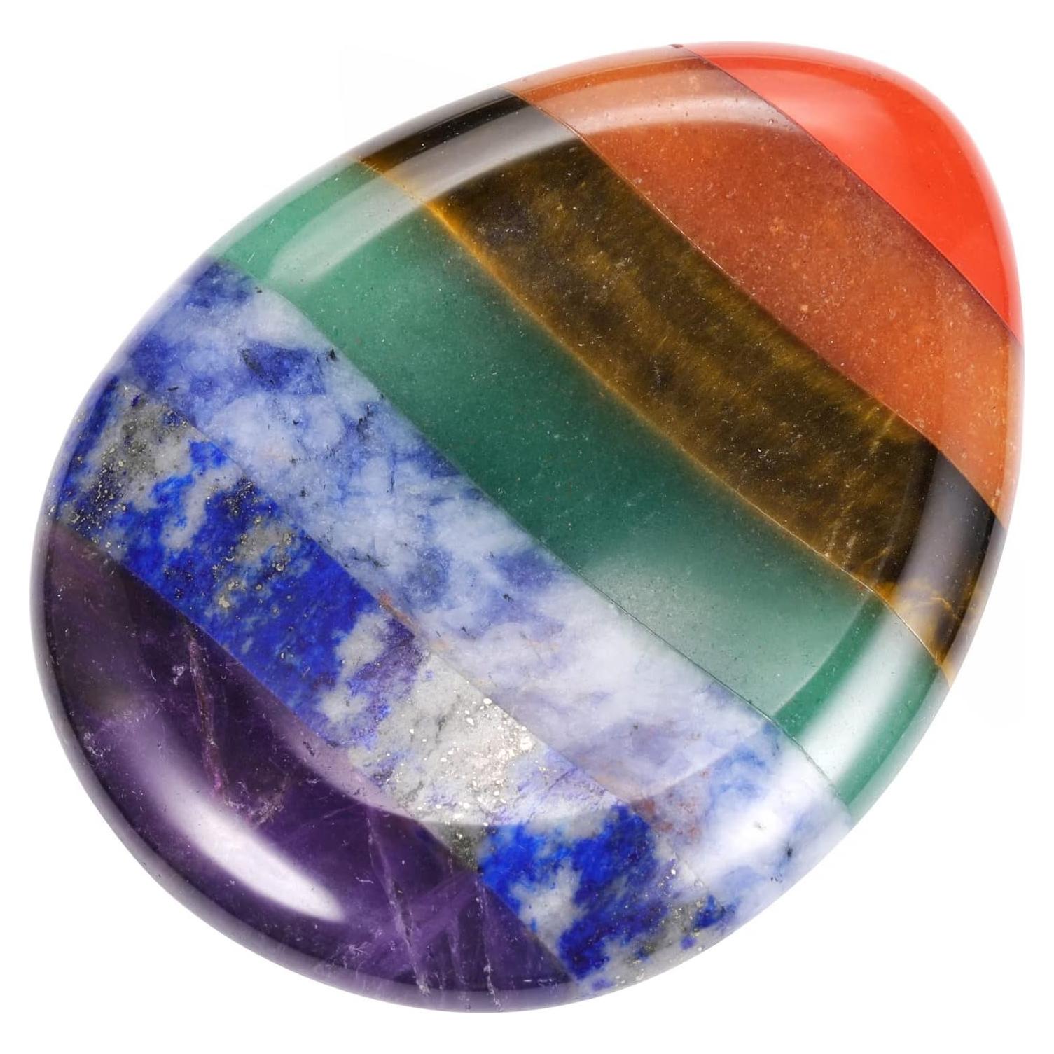 Piedra de Preocupación Chakra CrystalTears 11.4x9cm Alivio Estrés