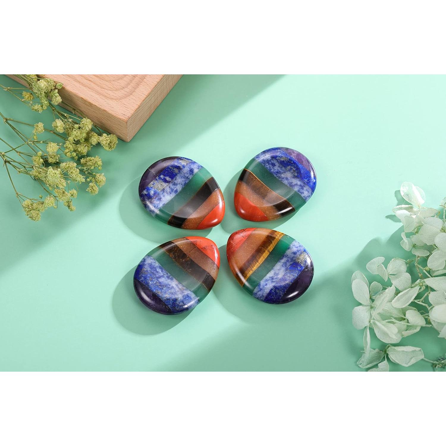 Piedra de Preocupación Chakra CrystalTears 11.4x9cm Alivio Estrés