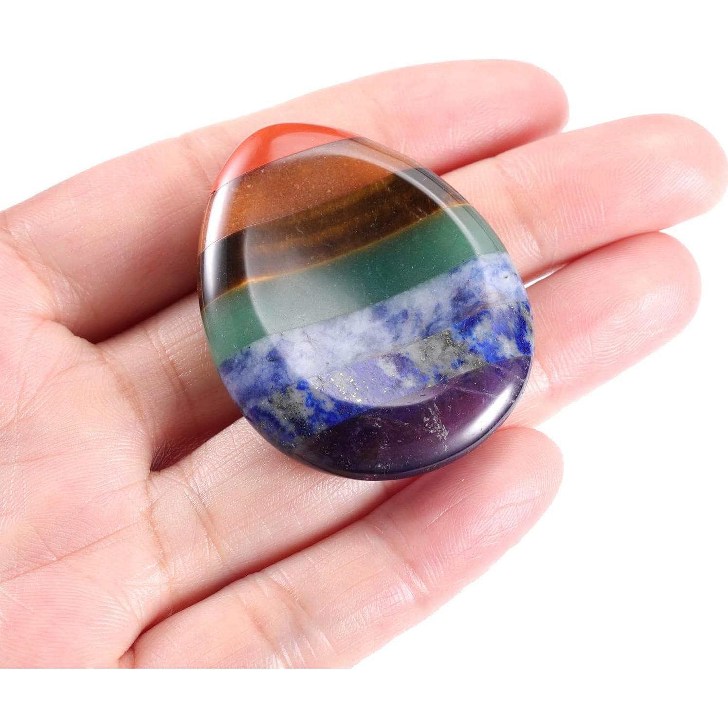 Piedra de Preocupación Chakra CrystalTears 11.4x9cm Alivio Estrés