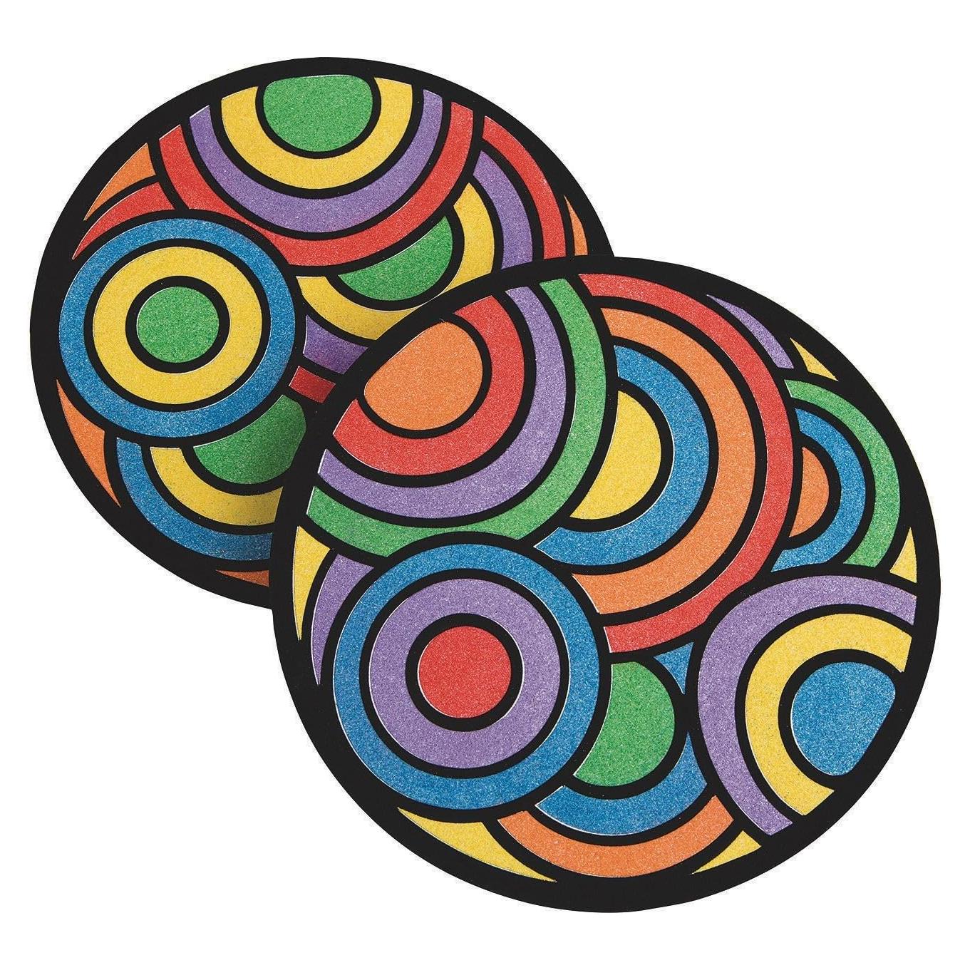 Kit de Arte en Arena de Mandala S&S Worldwide - 24 Mandalas 26 cm