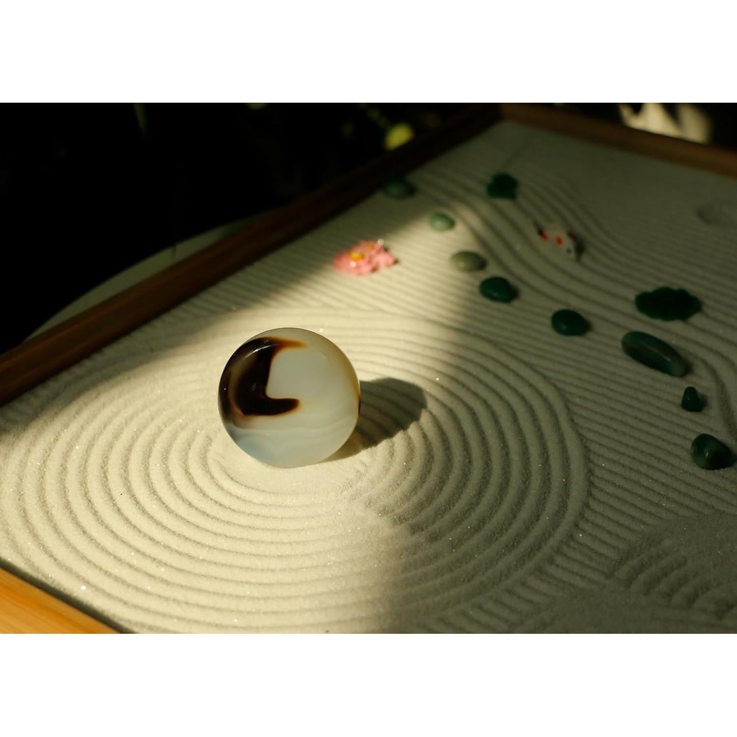 Kit de Jardín Zen Japonés 31PCS - Rastrillos de Bambú y Decoración