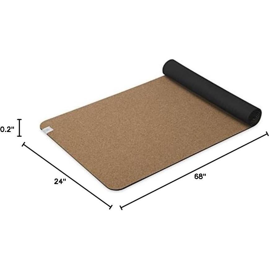 Alfombrilla de Yoga de Corcho Gaiam 172.72x60.96cm Antideslizante