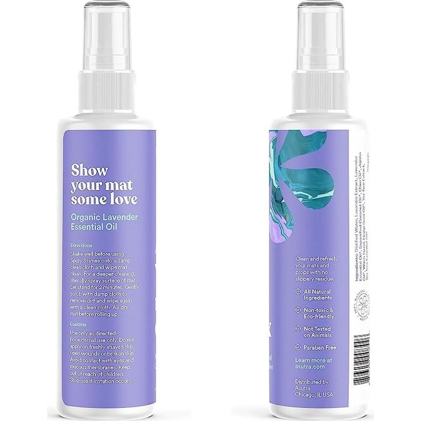 Limpiador de Tapetes de Yoga ASUTRA 118 ml Lavanda Orgánica