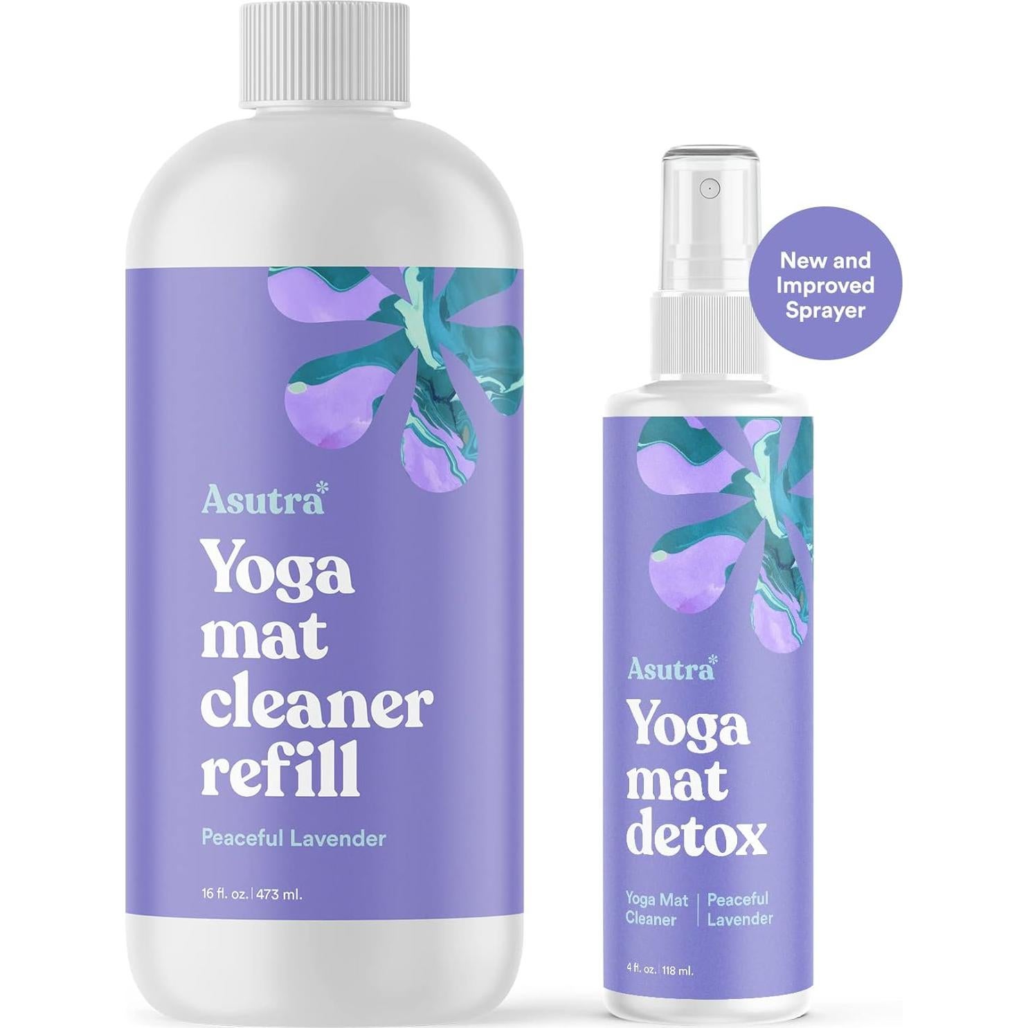 Limpiador de Tapetes de Yoga ASUTRA 118 ml Lavanda Orgánica
