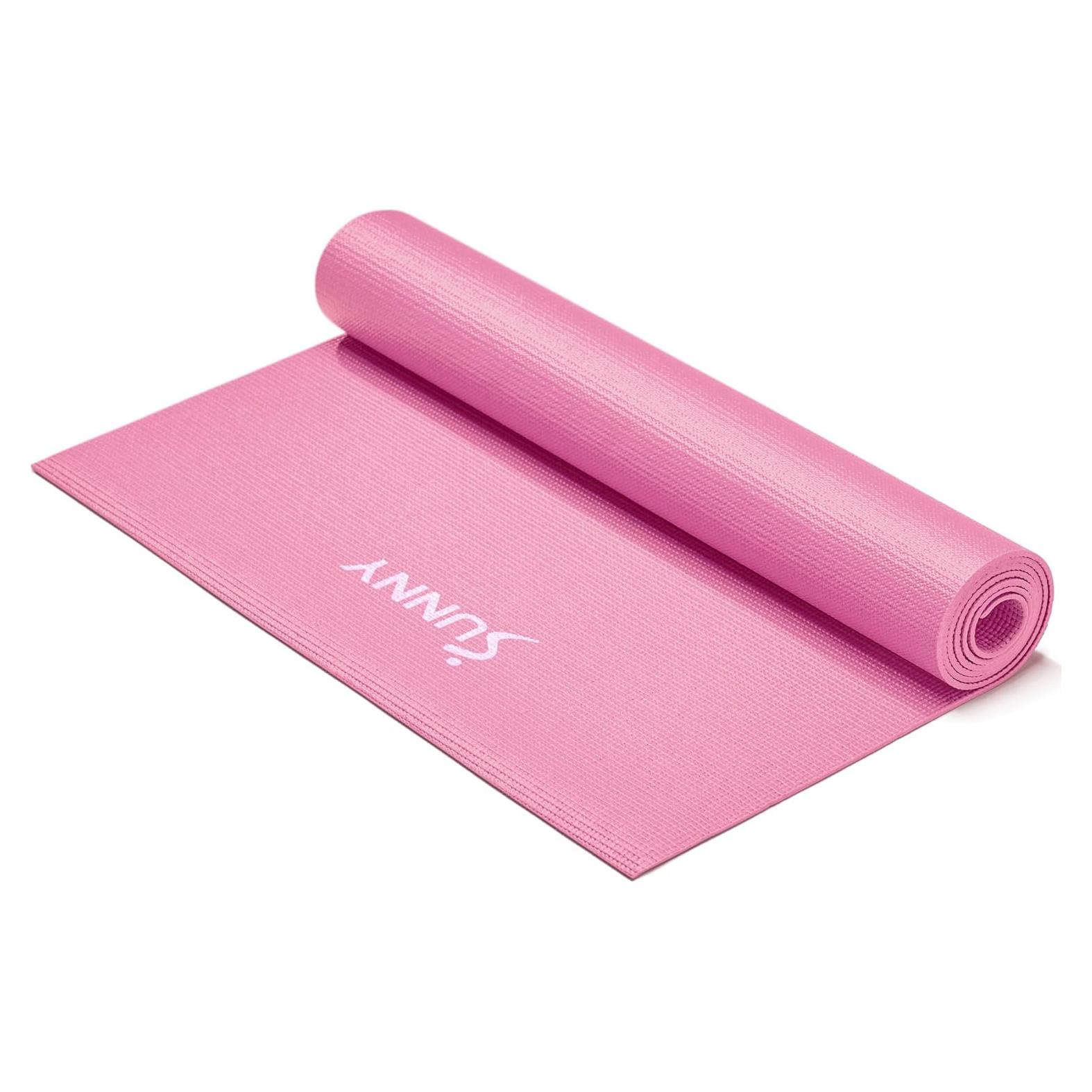 Alfombra de Yoga Antideslizante Sunny Health Rosa 172.72x60.96cm