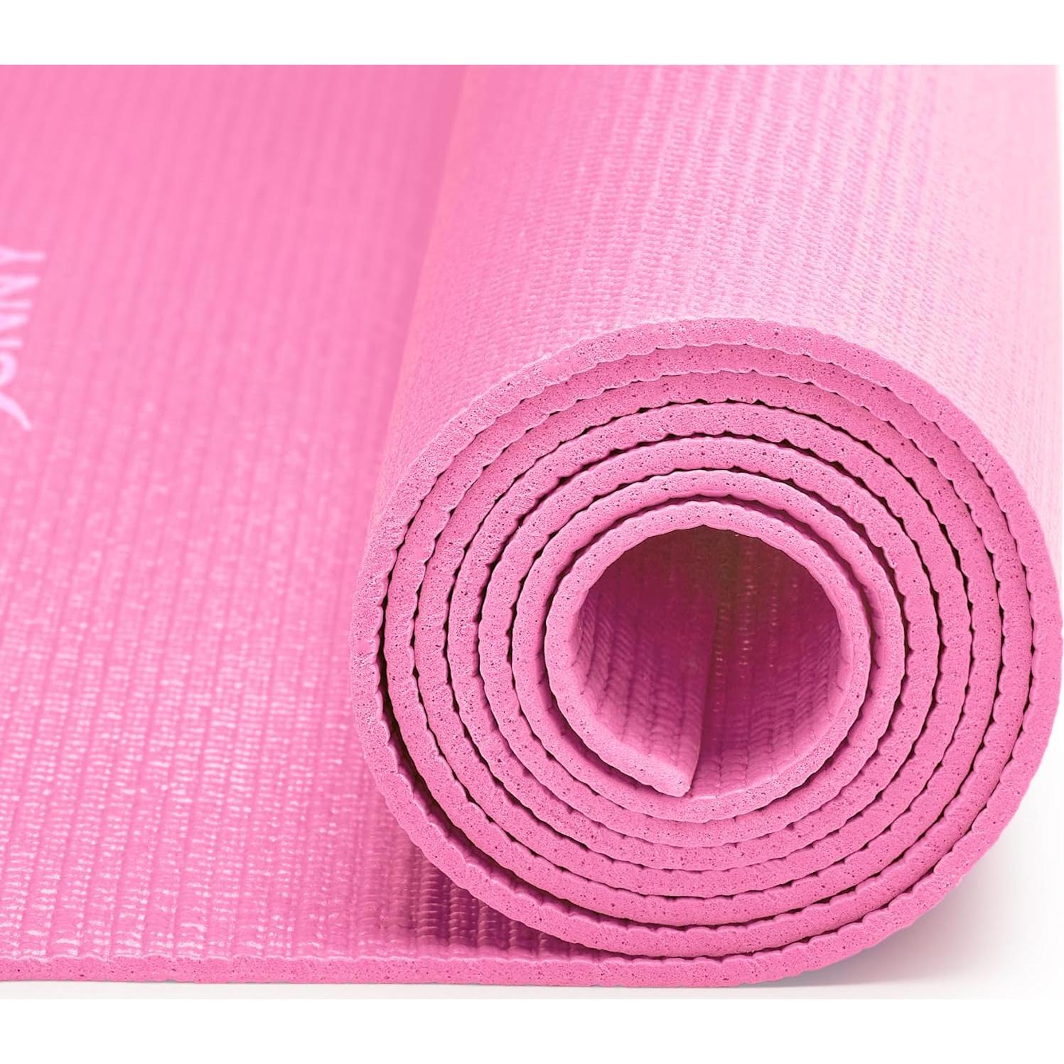 Alfombra de Yoga Antideslizante Sunny Health Rosa 172.72x60.96cm
