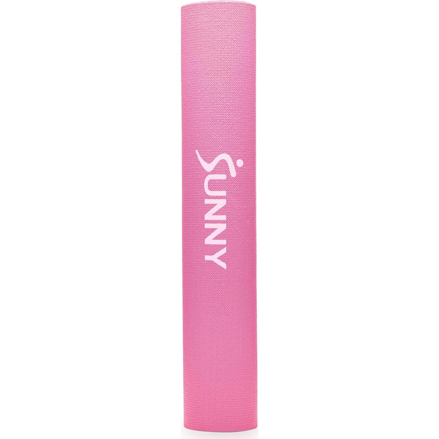Alfombra de Yoga Antideslizante Sunny Health Rosa 172.72x60.96cm
