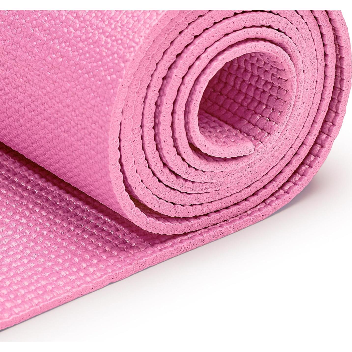 Alfombra de Yoga Antideslizante Sunny Health Rosa 172.72x60.96cm