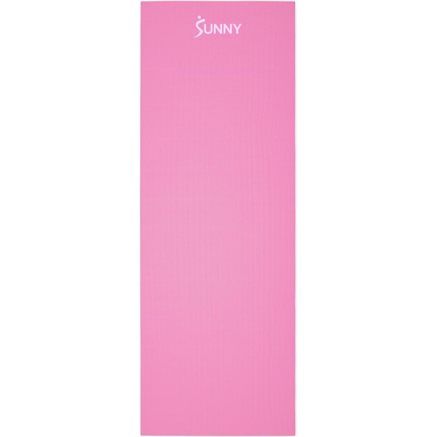 Alfombra de Yoga Antideslizante Sunny Health Rosa 172.72x60.96cm