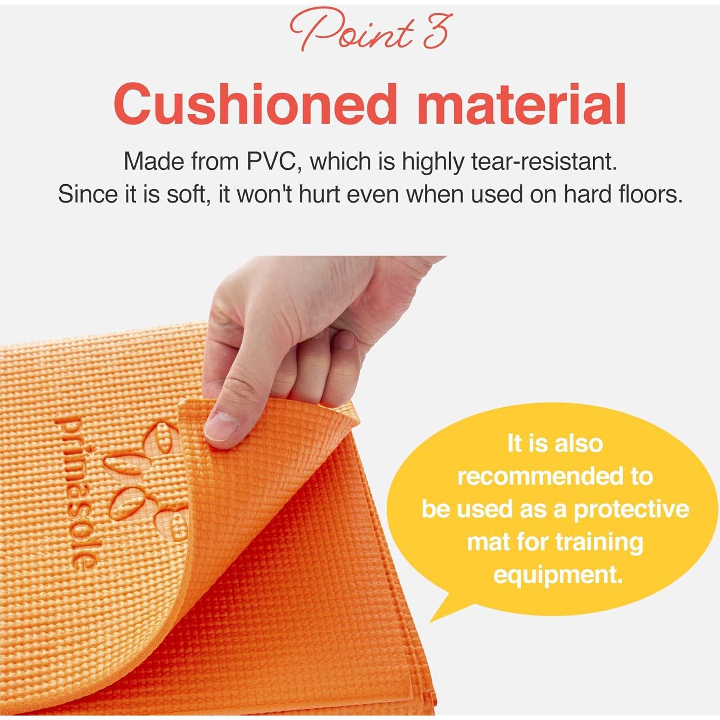 Colchoneta de Yoga Plegable Primasole 4mm 172.72x60.96cm Negra