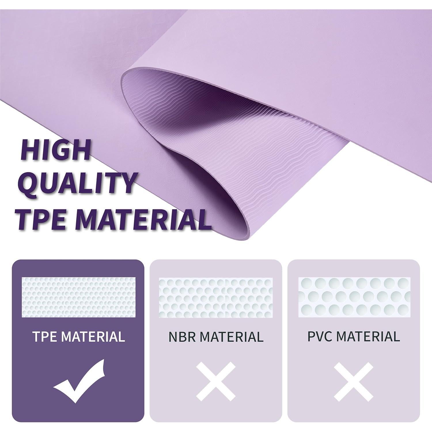 Esterilla de Yoga FLEXISPOT Antideslizante 183x61cm TPE