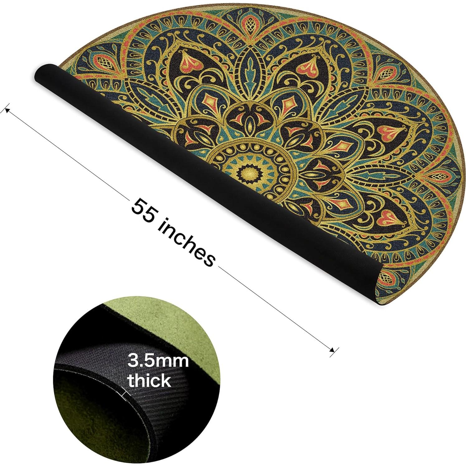 Alfombrilla de Yoga Redonda Knsbk 140cm Antideslizante 3.5mm