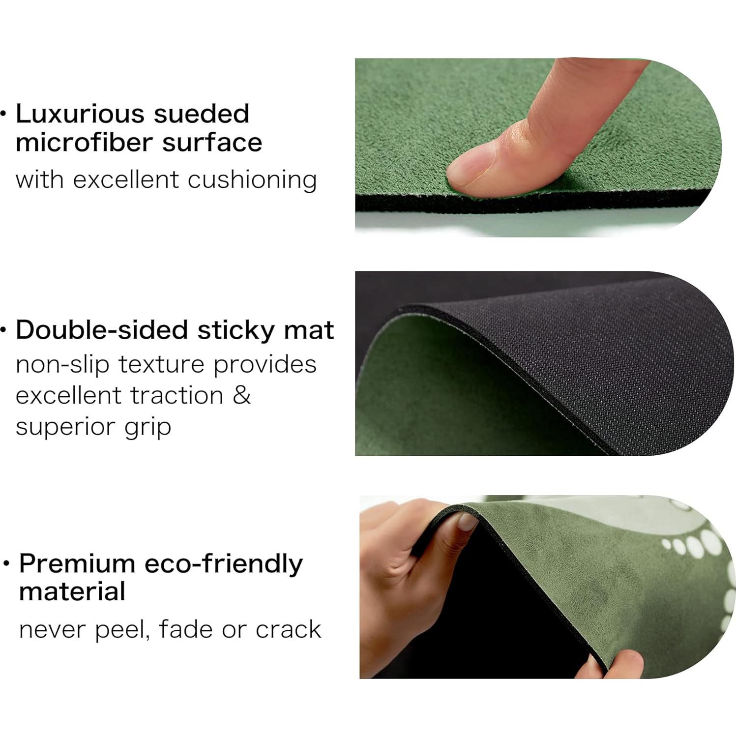 Alfombrilla de Yoga Redonda Knsbk 140cm Antideslizante 3.5mm