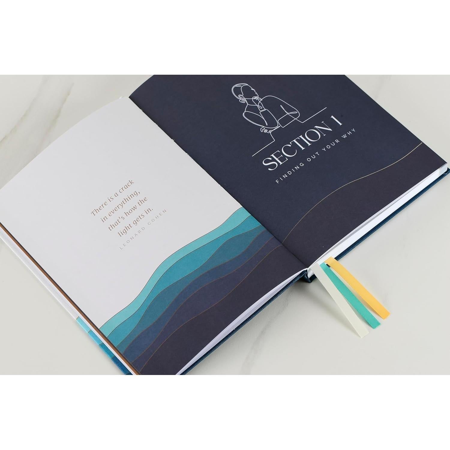 Diario Guiado de Salud Mental Hopeful Horizons A5 90 Días