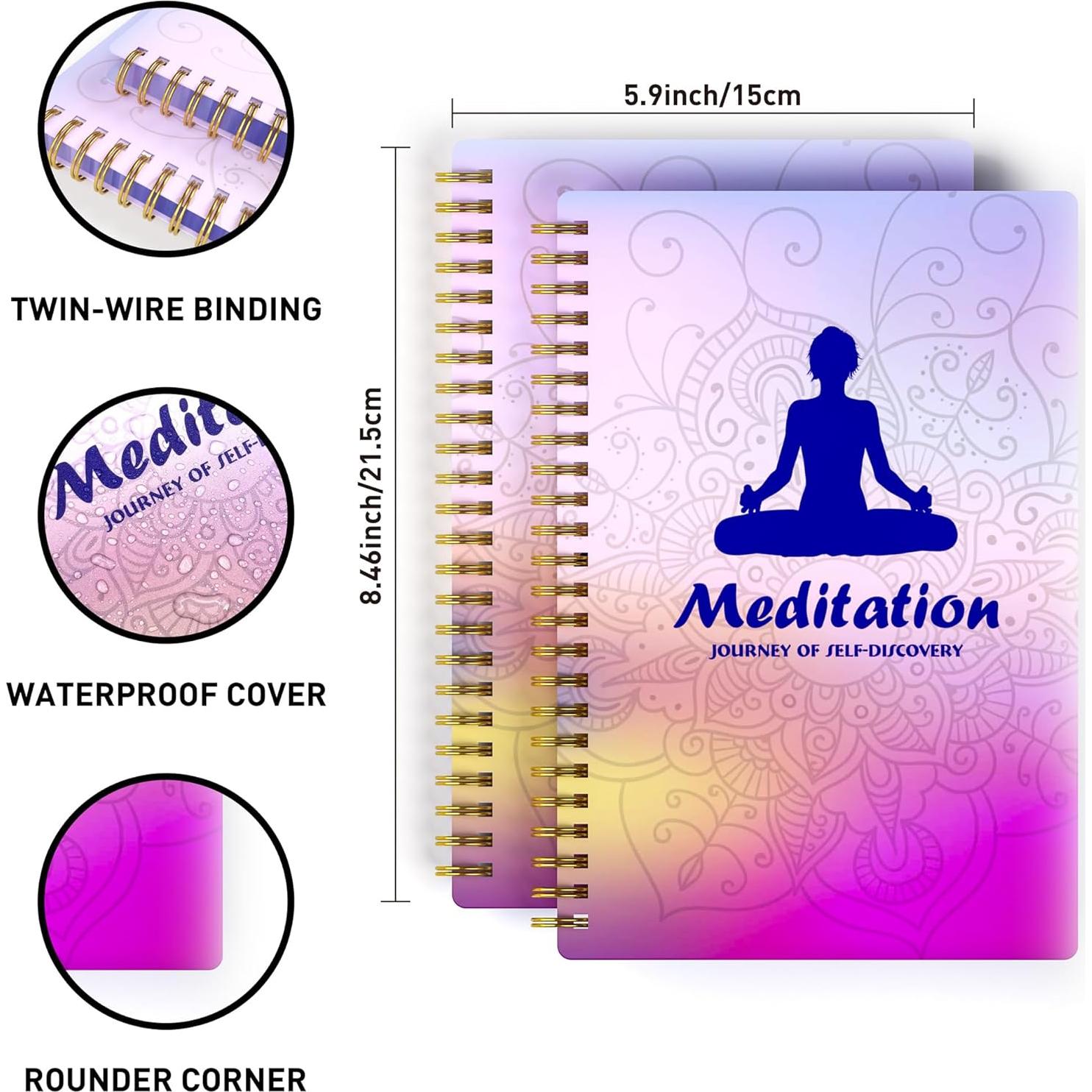 Diario de Meditación A5 Snootion - Cuaderno de Reflexión 100gsm