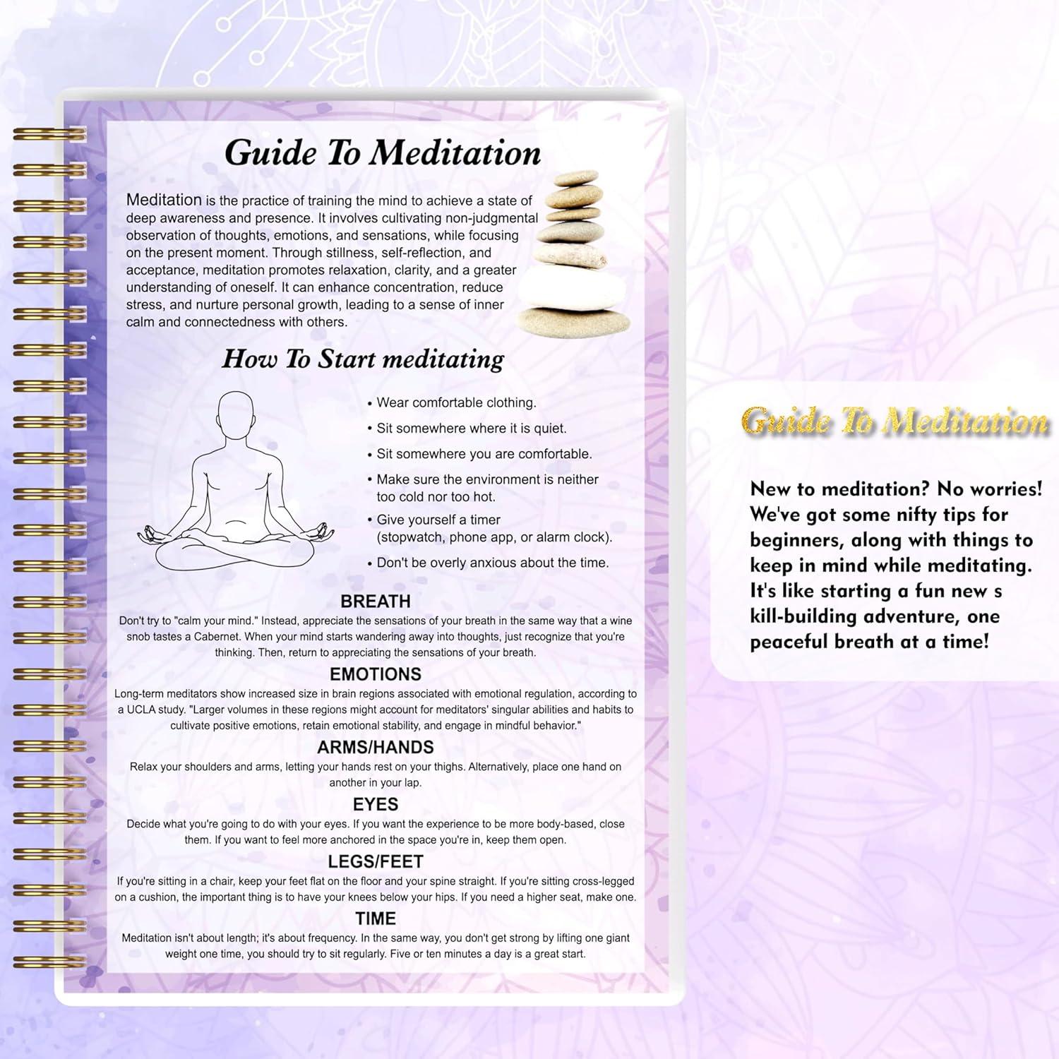 Diario de Meditación A5 Snootion - Cuaderno de Reflexión 100gsm