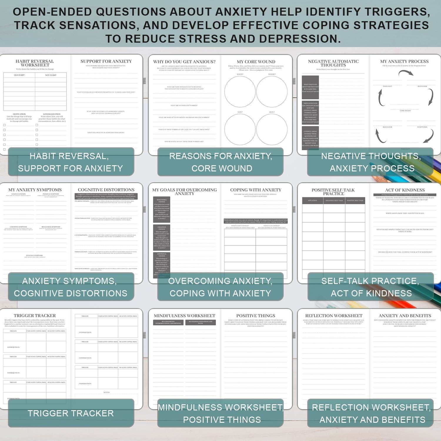 Diario de Salud Mental SIMSIMY A5 Beige - 91 Días de Seguimiento