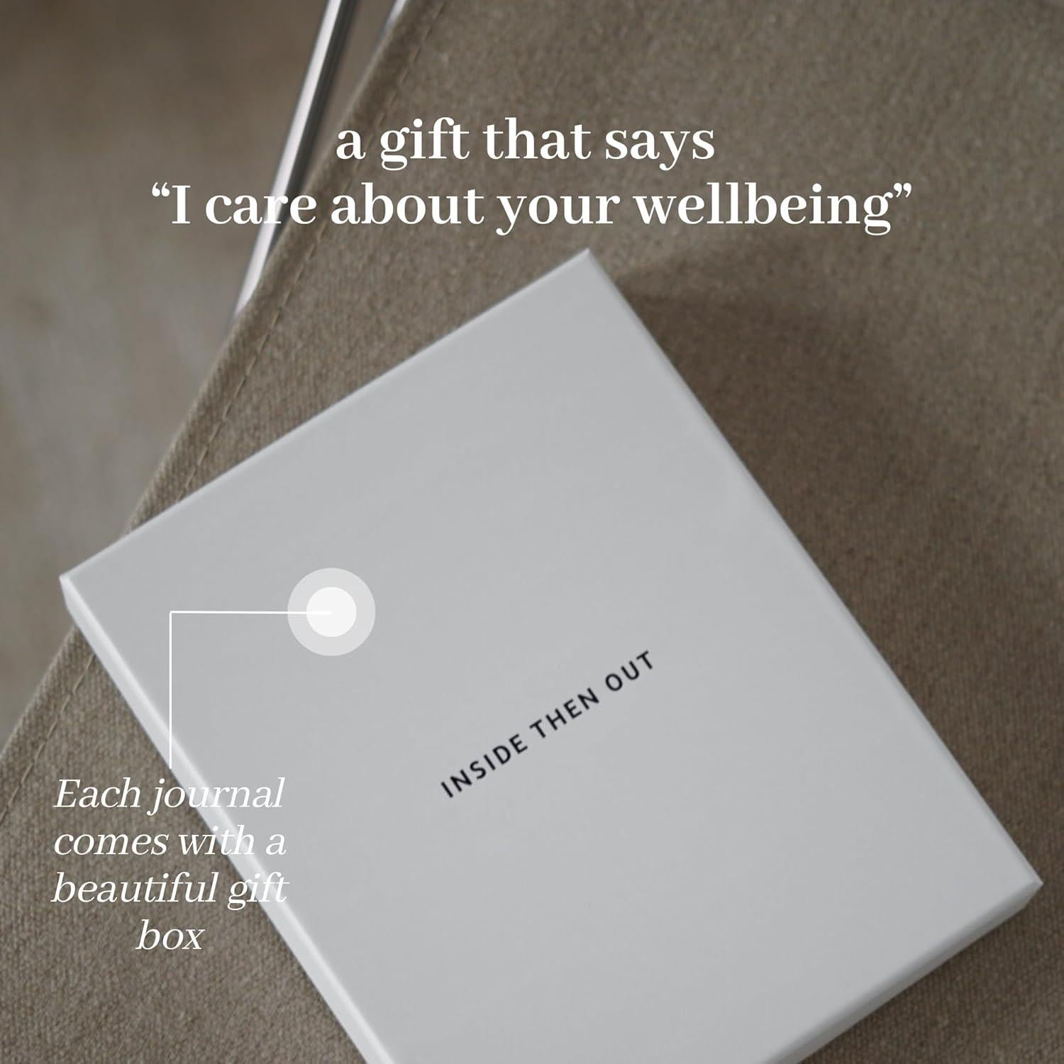 Diario Guiado DENTRO Y FUERA A5 - 180 Preguntas Reflexivas