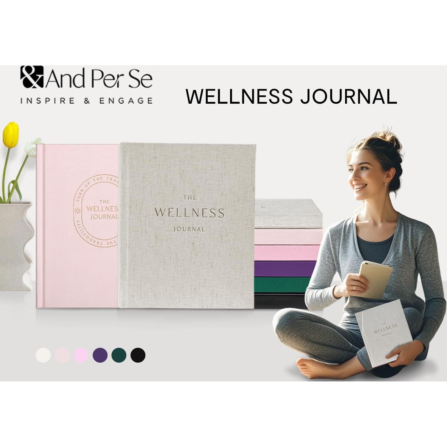 Diario de Bienestar And Per Se Rosa 91 Días Cuidado Personal