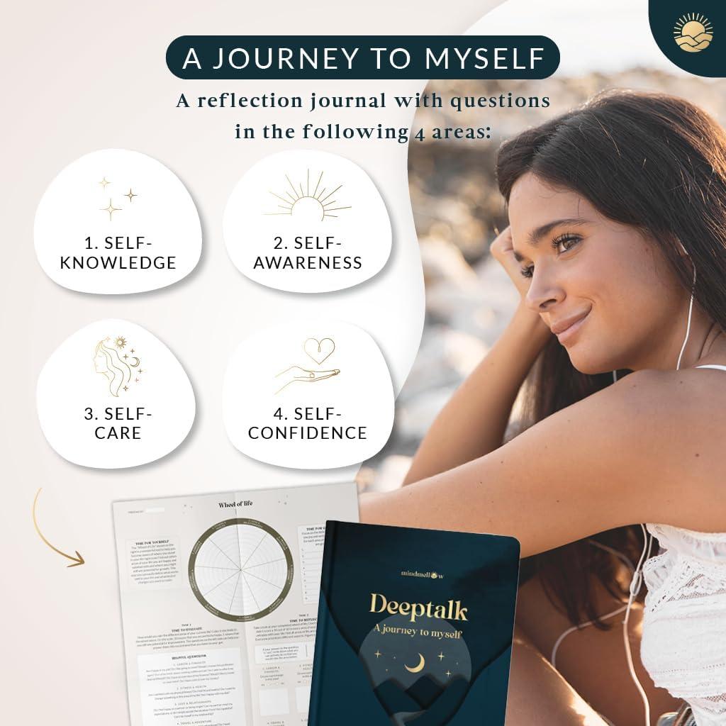 Diario de Gratitud A5 Mindmellow Negro - 3 Años de Reflexión