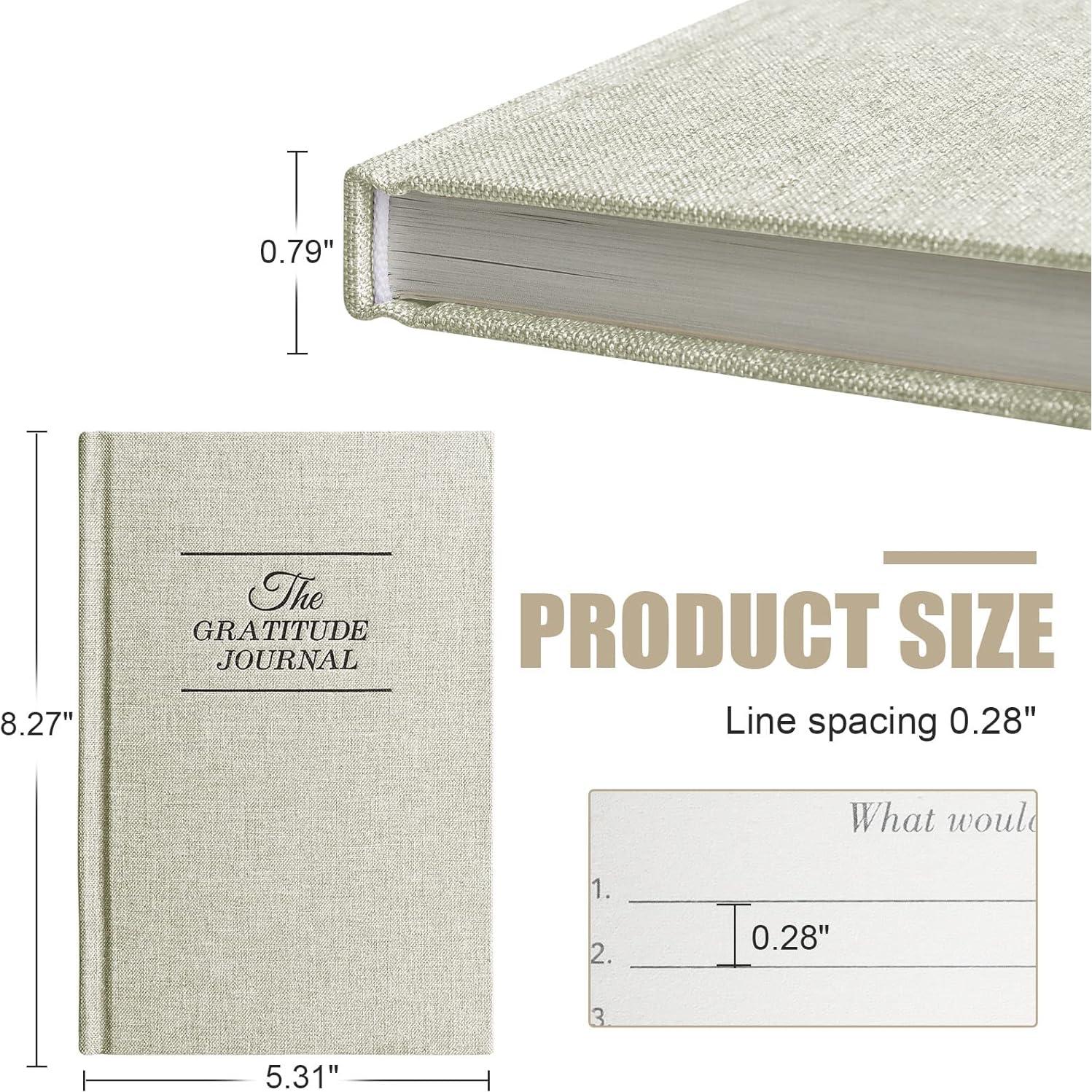 Diario de Gratitud EMOMAS 14.7x21.1cm Blanco Ecológico