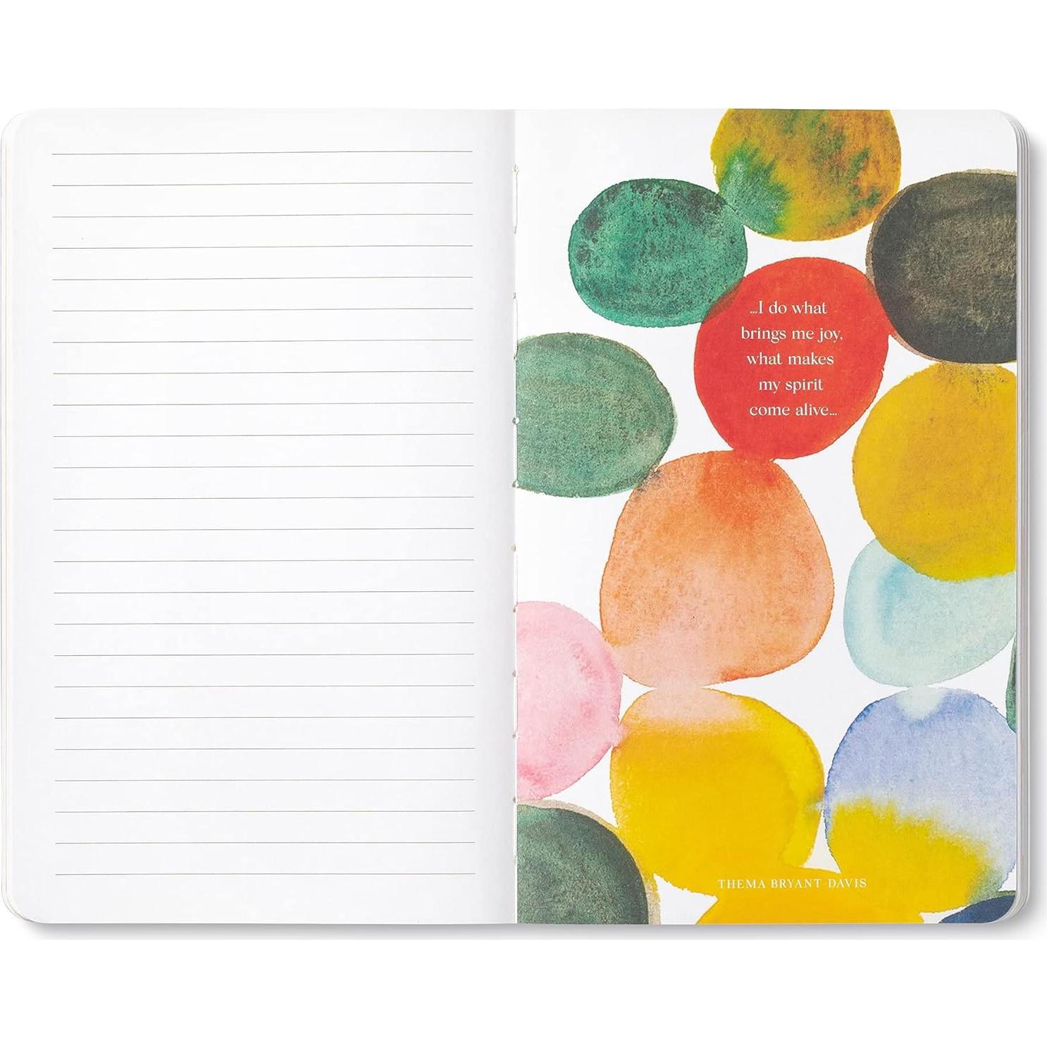 Diario de tapa blanda Compendium 128 páginas rayadas 12.7x20.3cm