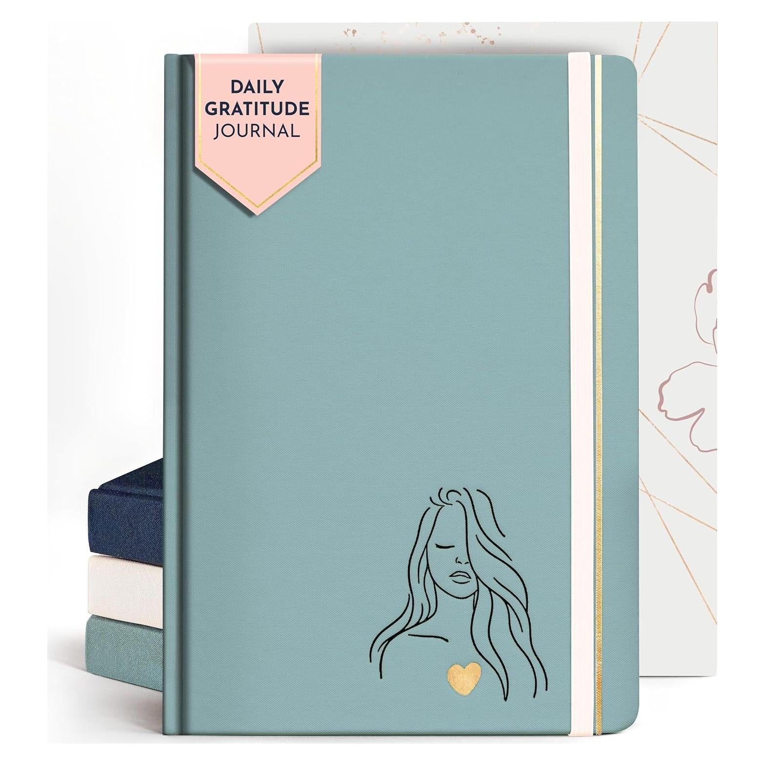 Diario de Gratitud RYVE A5 Verde - 6 Meses de Bienestar