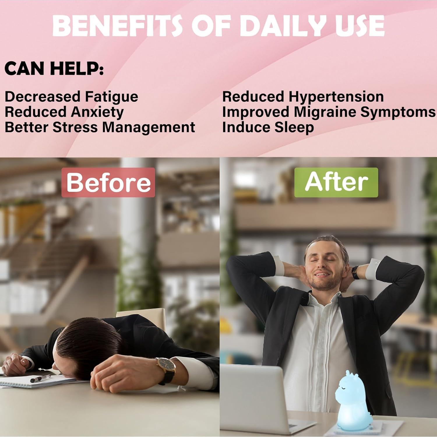 Herramienta de Meditación Visual Guiada Breathing Loong - Luz de Respiración Consciente para Estrés y Ansiedad