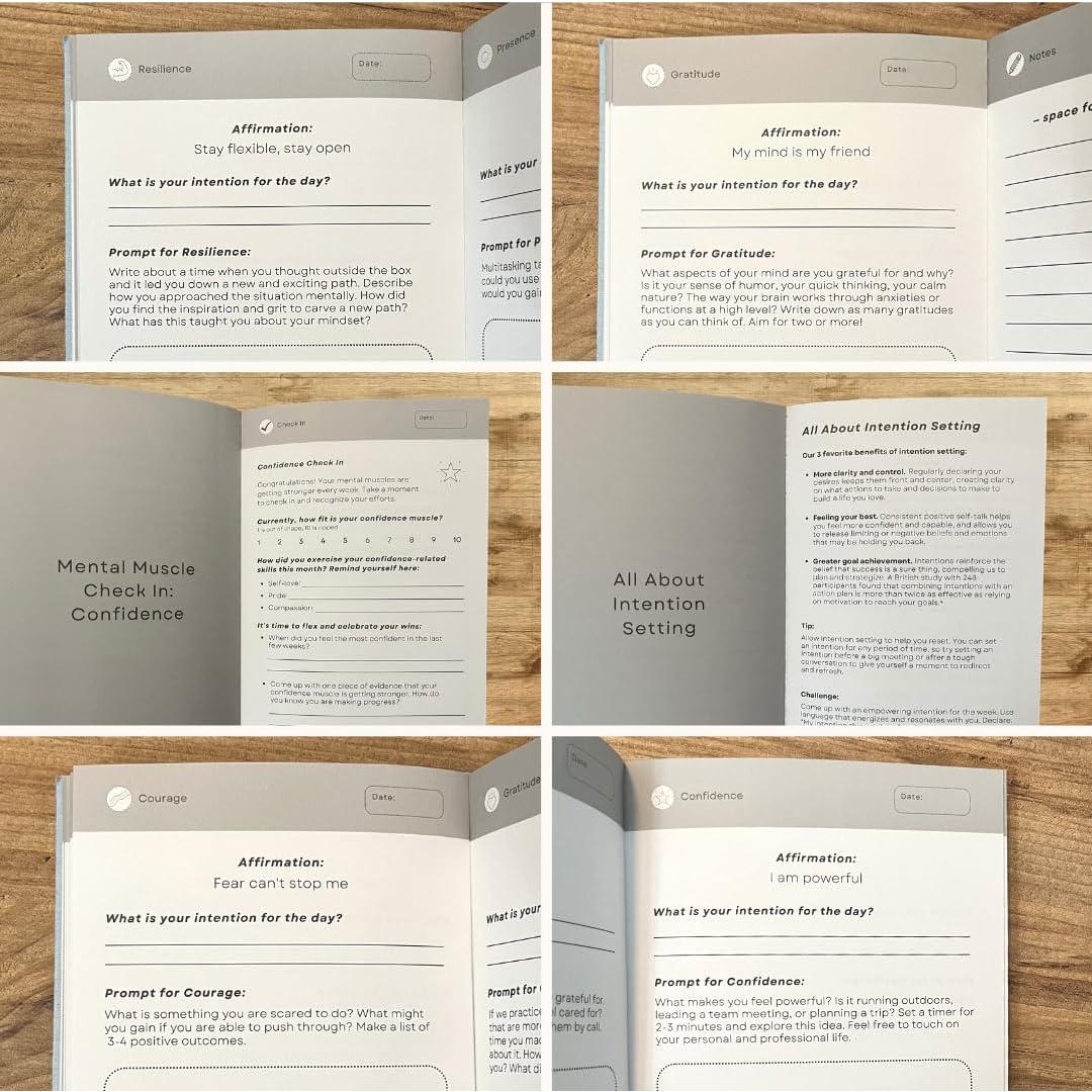 Diario de Fitness Mental Liberate - Gratitud y Cuidado Personal