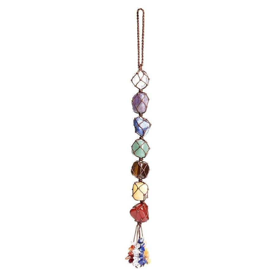 Adorno Colgante 7 Gemas de Chakra Nicestone 26 cm