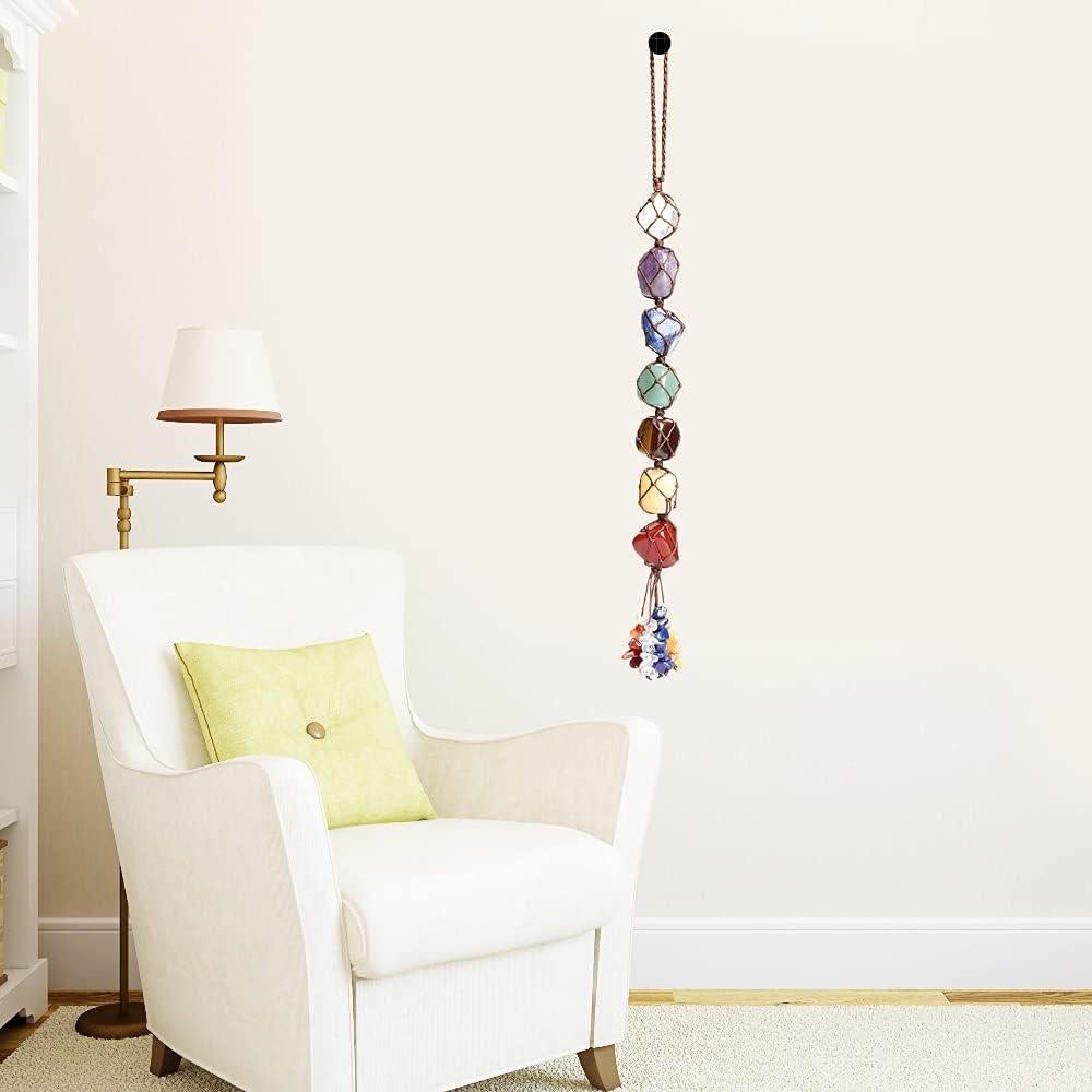 Adorno Colgante 7 Gemas de Chakra Nicestone 26 cm