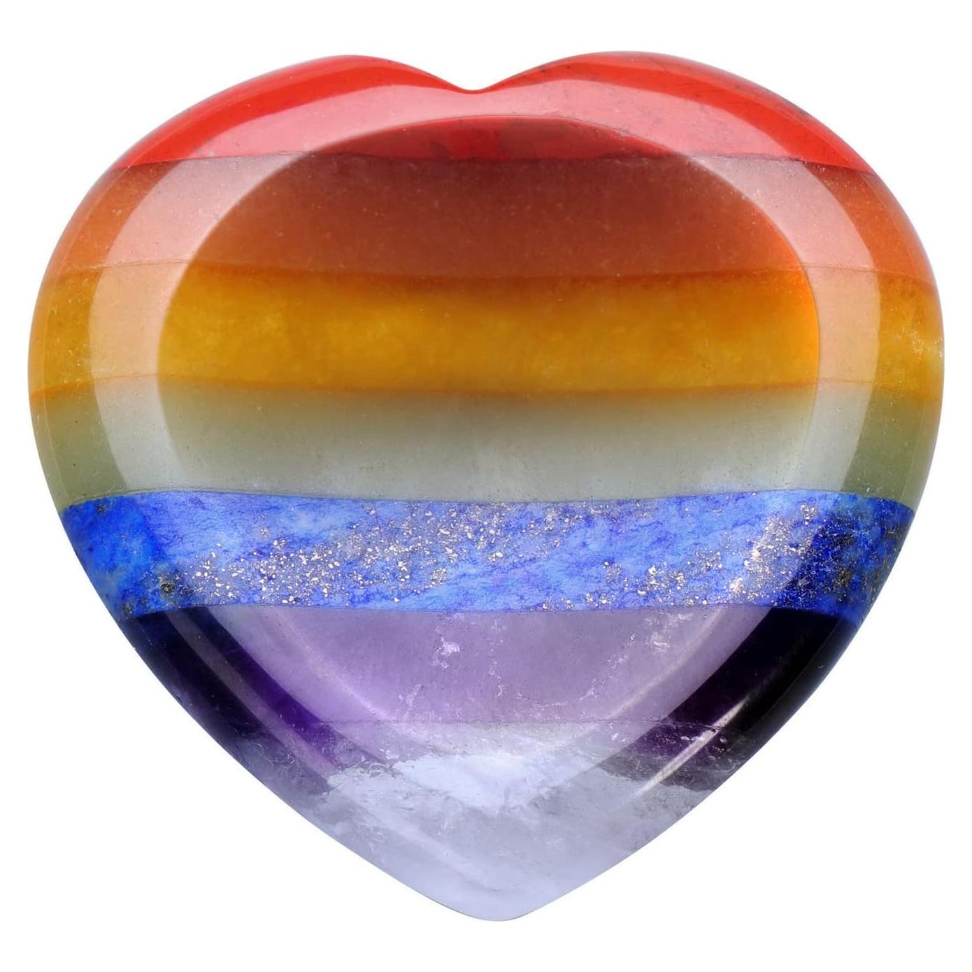 Piedra de Preocupación Chakra GEHECRST Corazón 40x40mm