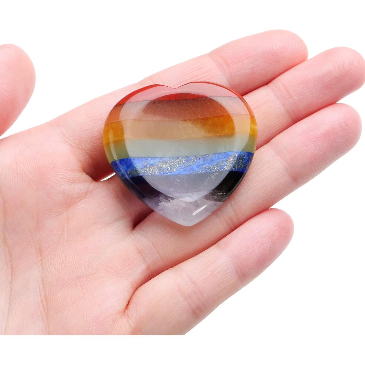 Piedra de Preocupación Chakra GEHECRST Corazón 40x40mm