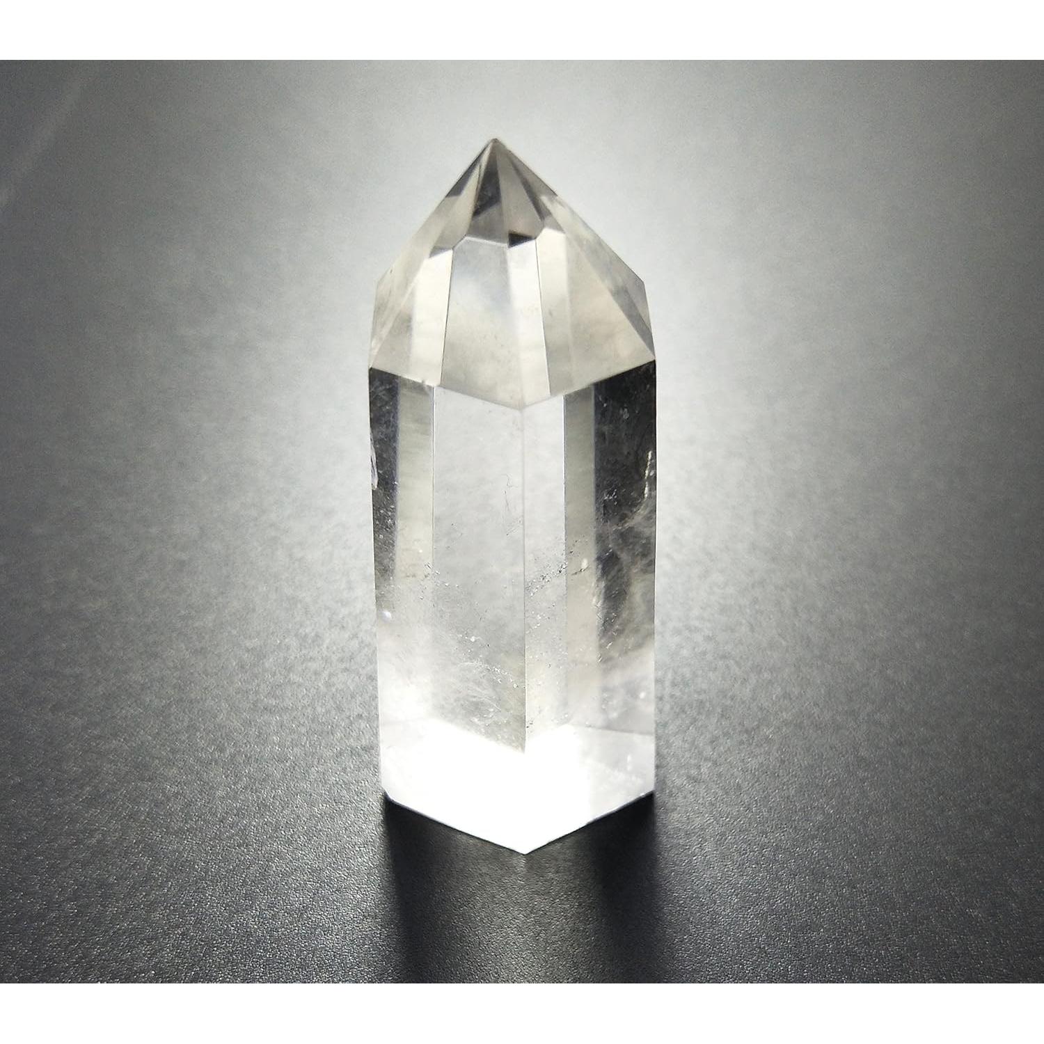 Varita de Cristal Sanador Cuarzo Claro 35-55 mm para Reiki