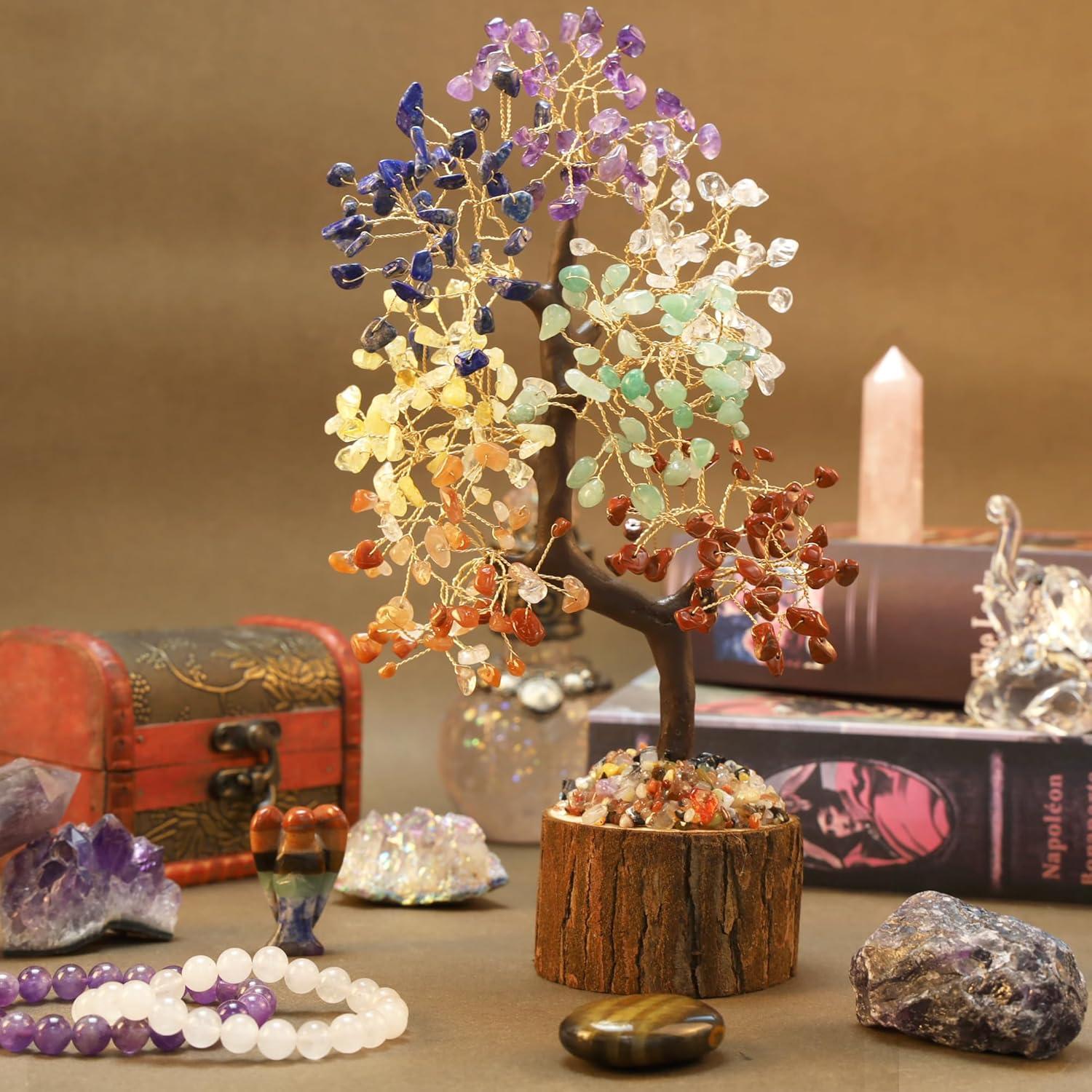 Árbol de Cristales de 7 Chakras MAIBAOTA - Decoración Espiritual