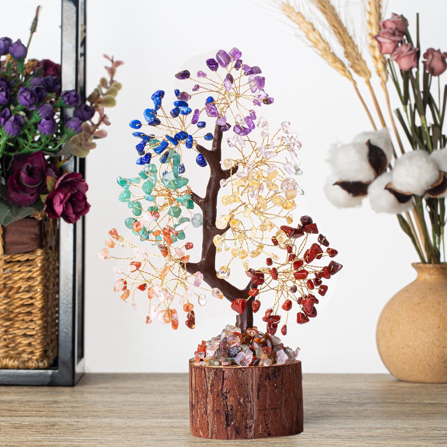 Árbol de Cristales de 7 Chakras MAIBAOTA - Decoración Espiritual