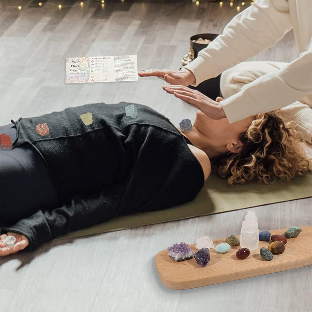 Juego de 30 Cristales Naturales Premium Cereikei - Chakra y Protección