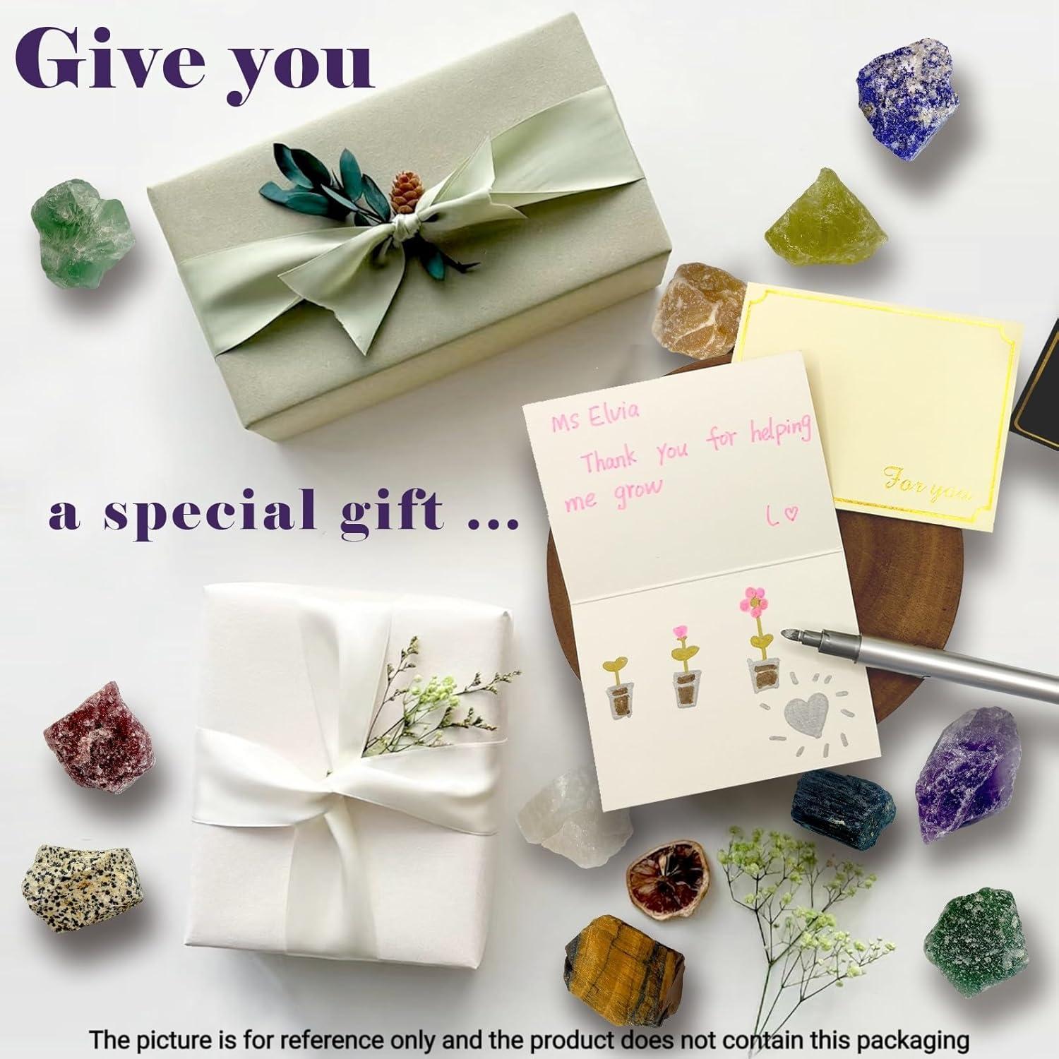 12 Cristales Chakra Crudos Grandes Zhaocaicrab 4-6 cm