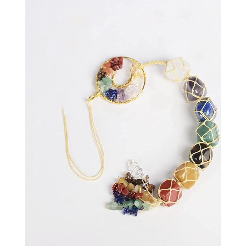 Árbol de la Vida 7 Chakras Anjiucc Hecho a Mano 27.9 cm